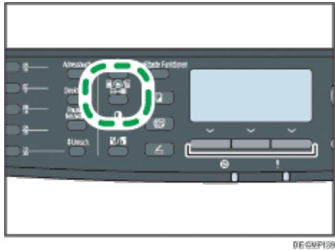 RICOH AFICIO SP3510SF - Drücken Sie die Taste [Bildqualität]. - 1