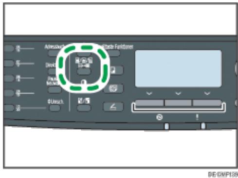 RICOH AFICIO SP3510SF - Drücken Sie die Taste [Bildqualität]. - 1