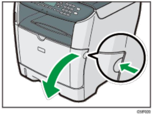 RICOH AFICIO SP3510SF - Entfernen Sie die Schutzfolie und die Schutzmaterialien. - 6