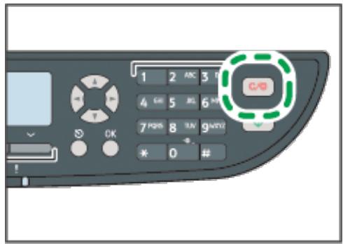 RICOH AFICIO SP3510SF - Ein Fax während des Sendens abbrechen - 2