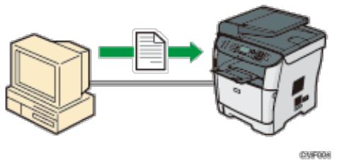 RICOH AFICIO SP3510SF - Über USB anschlieben - 1
