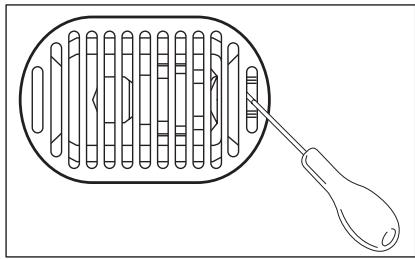 ELECTROLUX EC3340AOW - Replacing the bulb - 1