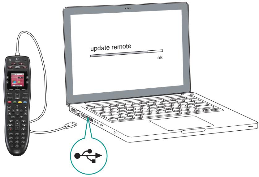 LOGITECH HARMONY 700 - Connecting your Harmony 700 to your computer - 1