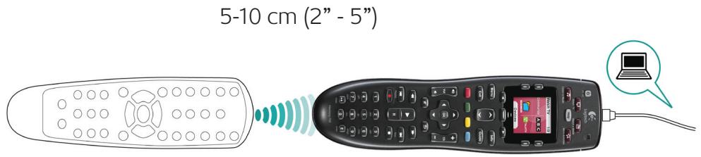 LOGITECH HARMONY 700 - Teaching your Harmony 700 new commands using your old remote - 1