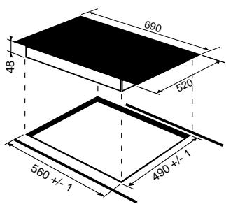 SCHOLTES TT 7064 - Inbouw - 2