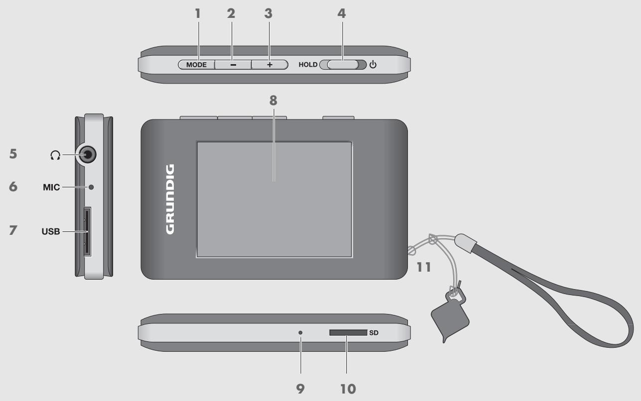 GRUNDIG MPIXX 8800 - Mode - 1
