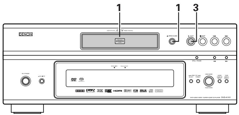 DENON DVD-A1XV - Lecture d'images fixes mémorisées sur des CD-R/RW - 1