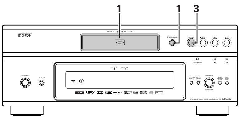 DENON DVD-A1XV - Ecouter des disques CD, CD-R et CD-RW de format MP3 - 1