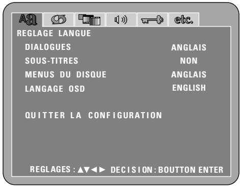 DENON DVD-A1XV - MODIFICATION DES REGLAGES PAR DEFAULT - 8