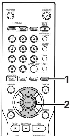 DENON DVD-A1XV - Changement de langue (Fonction multi-audio) - 1