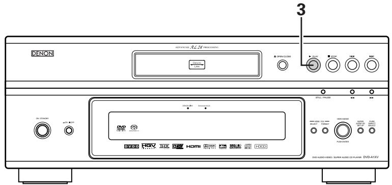 DENON DVD-A1XV - LECTURE DES PISTES DANS L'ORDRE SOUHAITE - 1