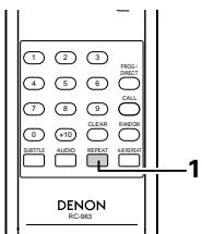 DENON DVD-770SD - Playing Repeatedly (Repeat Playback) - 1