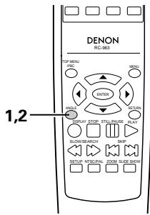 DENON DVD-770SD - Switching the Angle (Multiple Angle Function) - 1