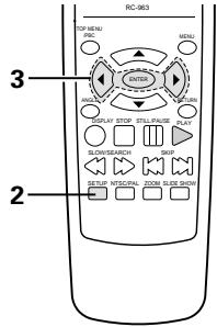 DENON DVD-770SD - When "SYSTEM SETUP" is selected - 1