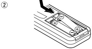 DENON DVD-770SD - Vorsichtsmaßnahmen zu Batterien - 2