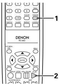 DENON DVD-770SD - NOTE: - 1