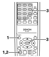 DENON DVD-770SD - NOTE: - 1
