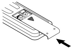 DENON DVD-770SD - Inserting Batteries - 3