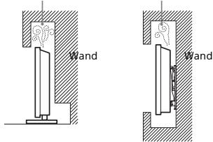 SONY KD-43XE7005, KD-49XE7005, KD-55XE7005, KD-65XE7005 - Aufstellung auf dem Standfuß - 2