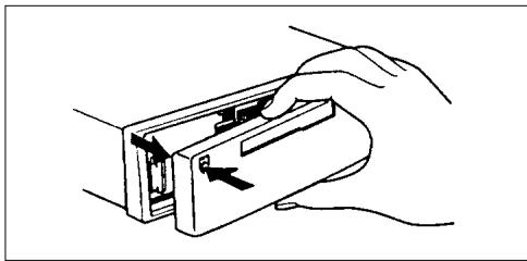 BLAUPUNKT 5 TFT-BILDSCHIRM - Detaching the release panel - 1