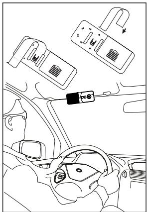 BLAUPUNKT BT DRIVE FREE 111 - Instalacao na pala - 1
