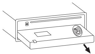 BLAUPUNKT JOHN DEERE MP36 - Detaching the control panel - 1