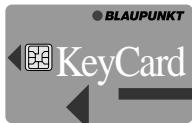 BLAUPUNKT NEW ORLEANS DJ - Systeme de protection antivol KeyCard - 1