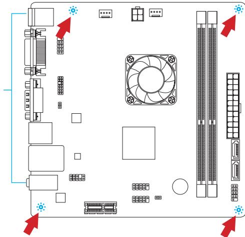 MSI C847MS-E33 - 螺丝孔 - 1