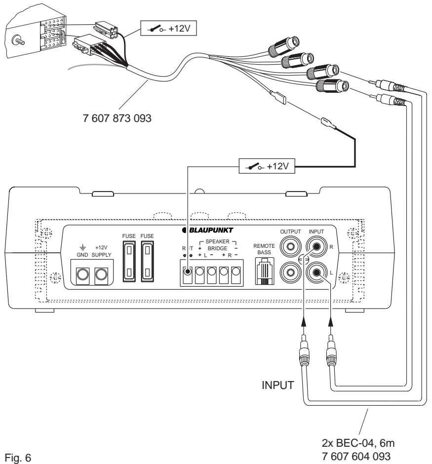 BLAUPUNKT TSA 280/ TSA 2120 - Driftsindicator (POWER / PROTECT) - 6