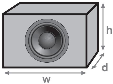 BLAUPUNKT TSW 250 - TAMANHOS DAS AMOSTRAS DE CAIXAS DA BLAUPUNKT - 1