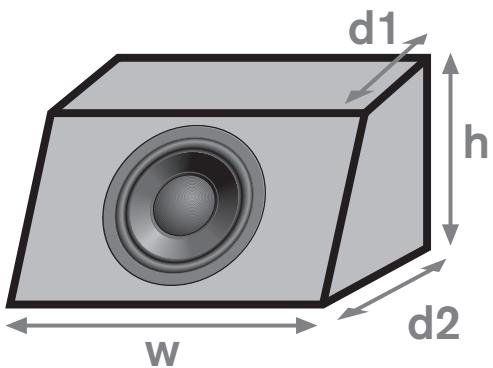 BLAUPUNKT TSW 250 - DIMENSIONI INVOLUCRO CAMPIONE BLAUPUNKT - 2