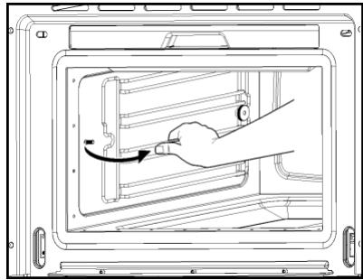 SMEG SC45VK - Demontage des guides à plateaux - 2