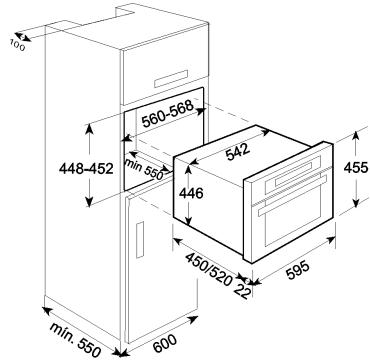 SMEG SCA45V2 - Mise en place du four - 2