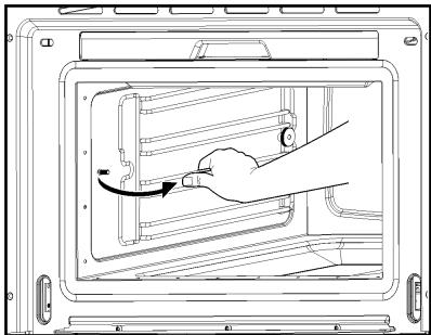 SMEG SCA45V2 - Demontage des guides à plateaux - 2