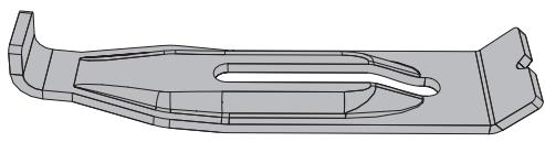 SMEG SI3950B - Fixation avec des brides - 1