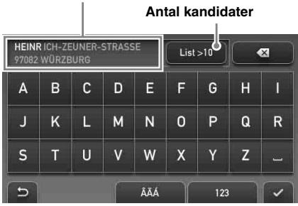 SONY NAV-U73T, NAV U - Åtgärder frånt tangentbordet - 1
