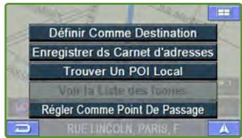 ALPINE PMD-B200P - Comment trouver un POI local directement sur la carte - 2