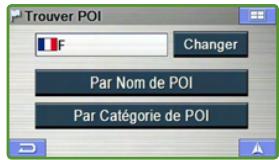 ALPINE PMD-B200P - Définir une destination par POI (points d'intérêt) - 1