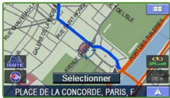 ALPINE PMD-B200P - Comment trouver un POI local directement sur la carte - 1