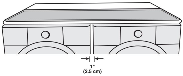 WHIRLPOOL WW29000SW - Installation Spacing - 1