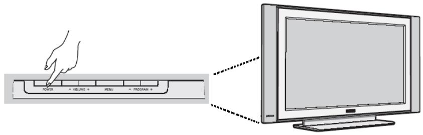 POWER - VOLUME + MENU - PROGRAM +