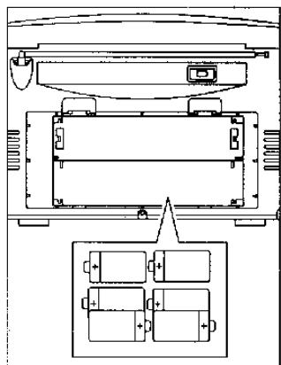 PHILIPS AZ1005 - Piles (en option) - 1