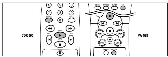 PHILIPS CDR560 - Lecture en mode aléatoire - 1