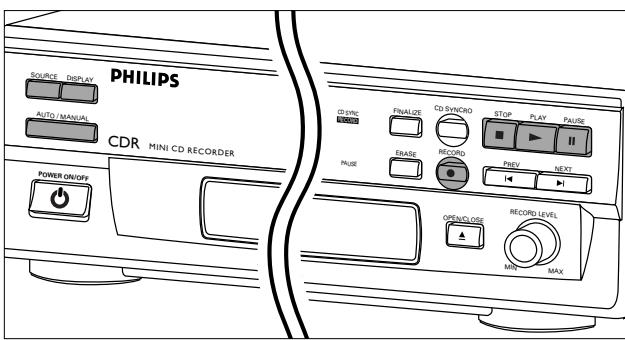 PHILIPS CDR560 - Enregistrement numérique sans synchronisation - 1