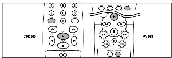 PHILIPS CDR560 - Shuffle play - 1