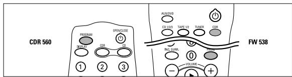 PHILIPS CDR560 - Programación - 1