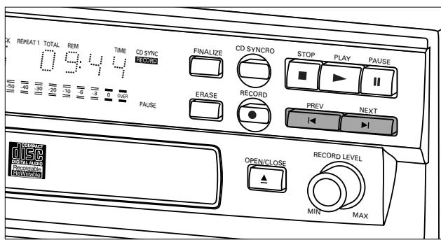 PHILIPS CDR560 - Selección de una pista o búsqueada - 1