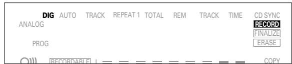 PHILIPS CDR560 - Démarrage de l'enregistrement numérique - 1