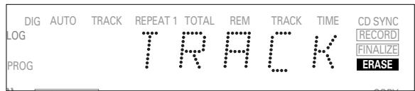 PHILIPS CDR560 - To erase the last track : - 1