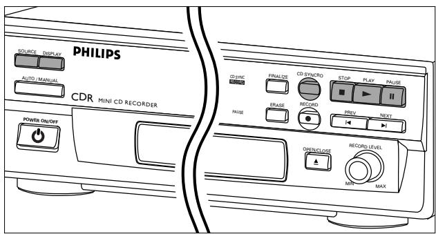 PHILIPS CDR560 - Comienzo de grabación digital - 2